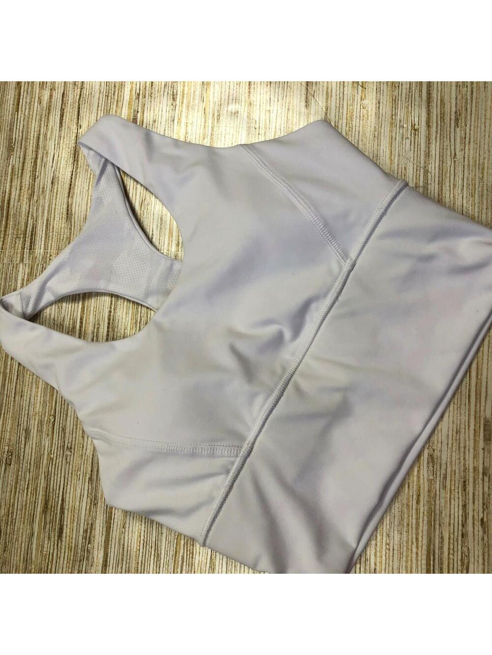 2897 X by Gottex banded racerback sports bra WHITE sz XS nwot $70